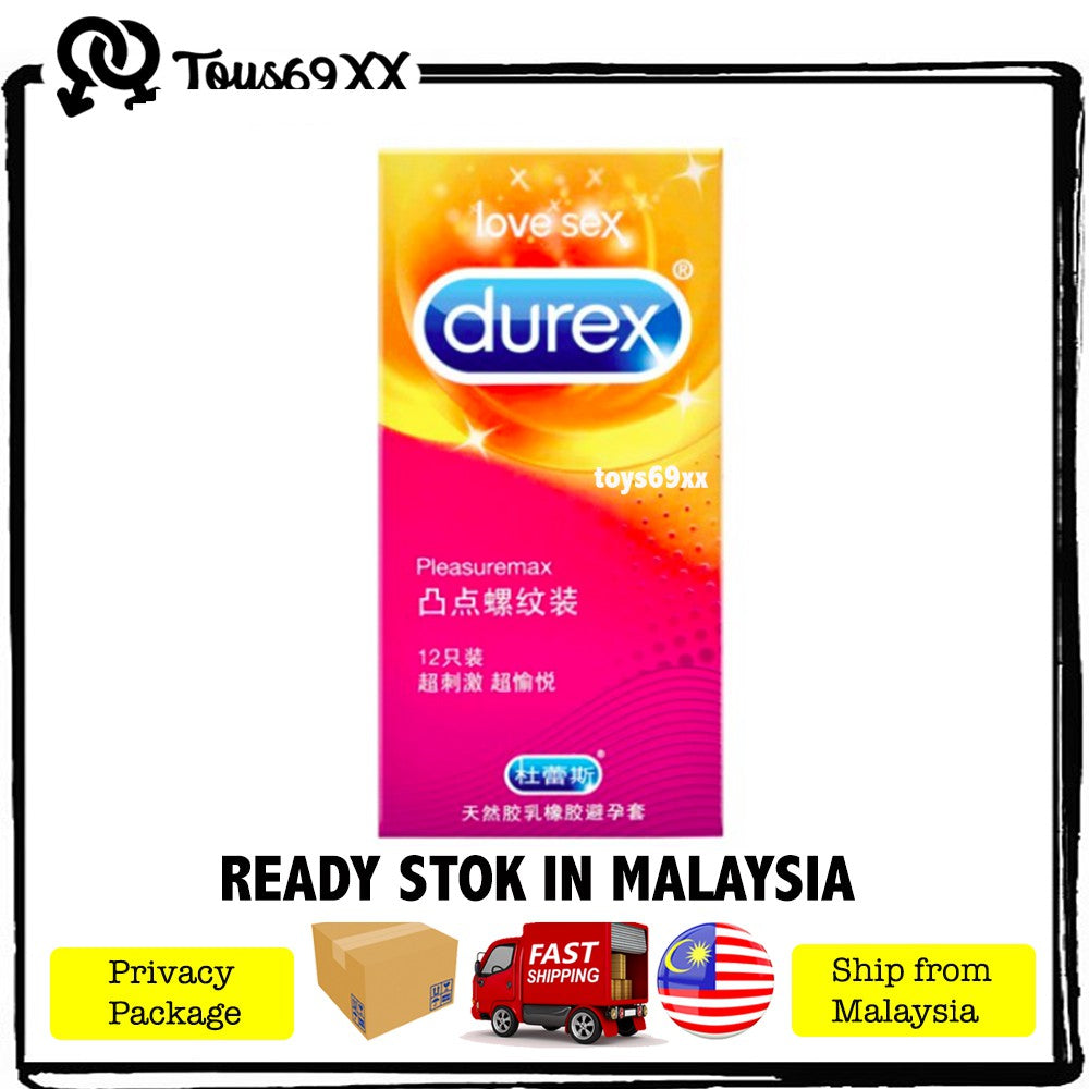 Durex Kondom Condom PLEASUREMAX 12pcs READY STOK IN MALAYSIA