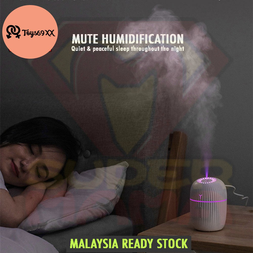 Q8 Ultrasonic Turning Color Cup Humidifier USB Diffuser for Aroma in Home Office Car with Rainbow Light LED