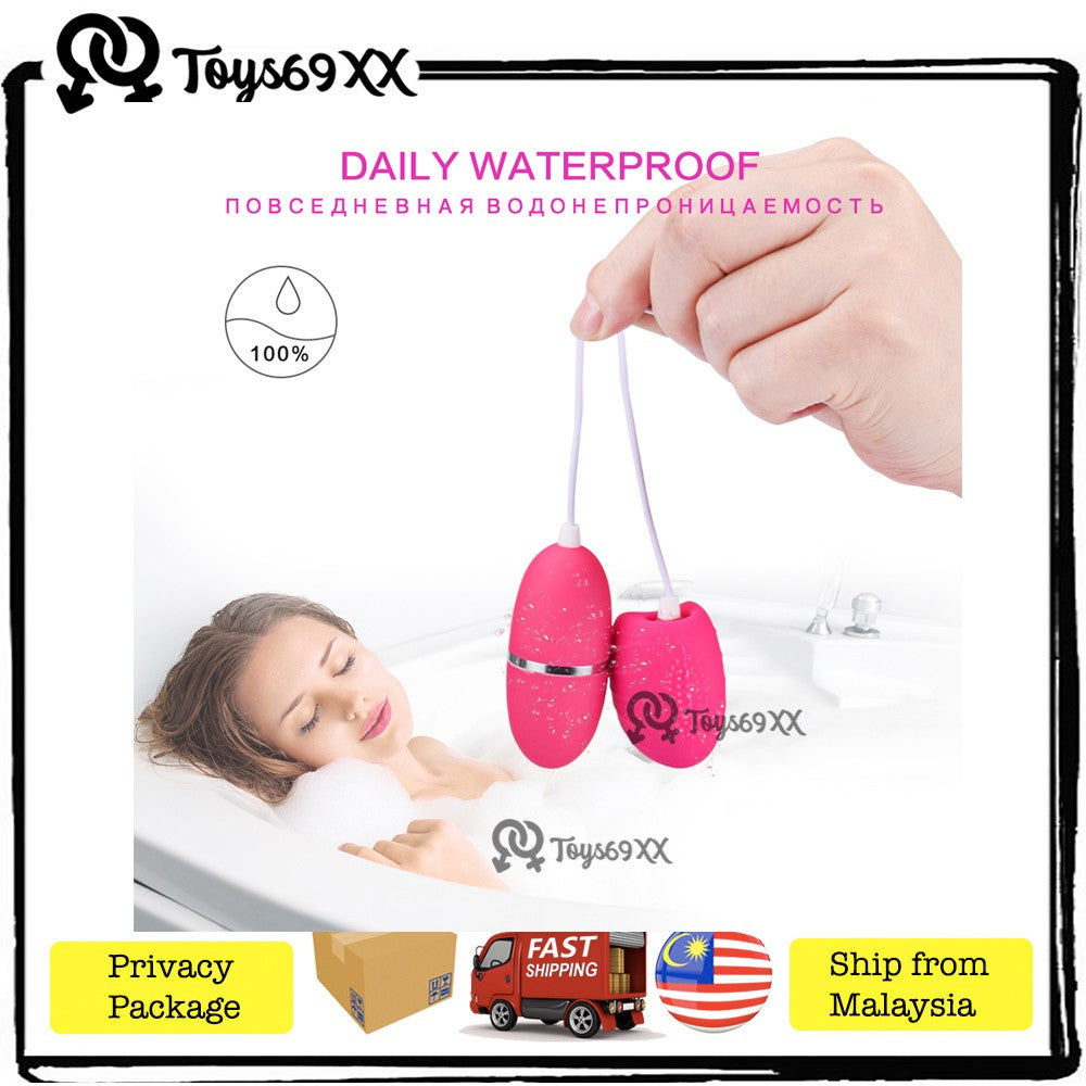 Wired Bullet Double Vibrator Clitoris Massager Multi-Speed Powerful Vibrating Egg Female Vaginal Exercise Sex Toy