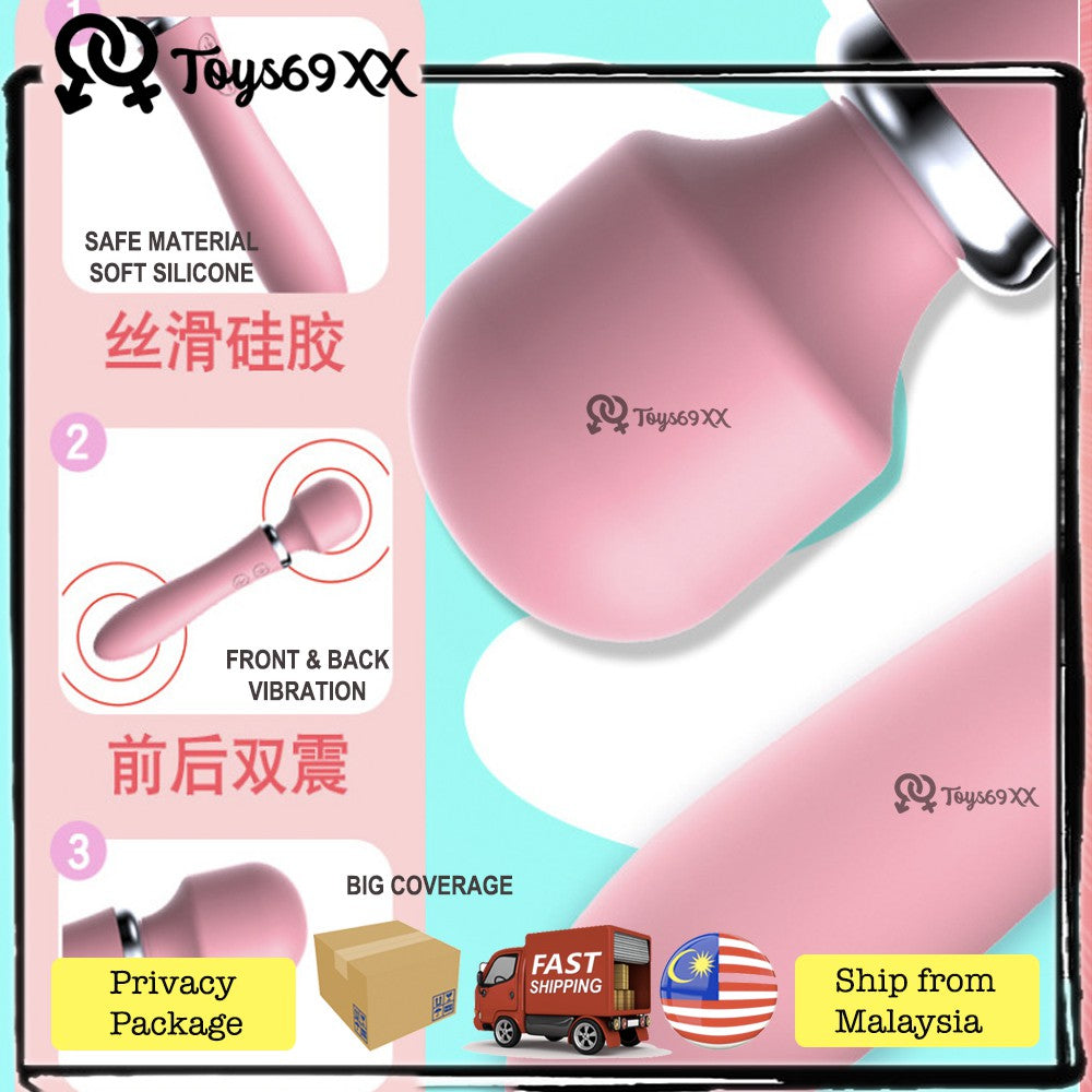 Super Powerful LILO G-spot Clitoris Stimulator Dildo Vibrator 10 frequency double head vibration 360 rotation head 40mm