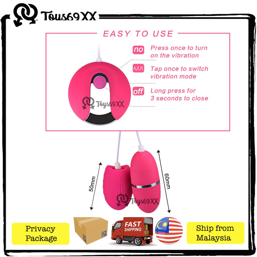 Wired Bullet Double Vibrator Clitoris Massager Multi-Speed Powerful Vibrating Egg Female Vaginal Exercise Sex Toy