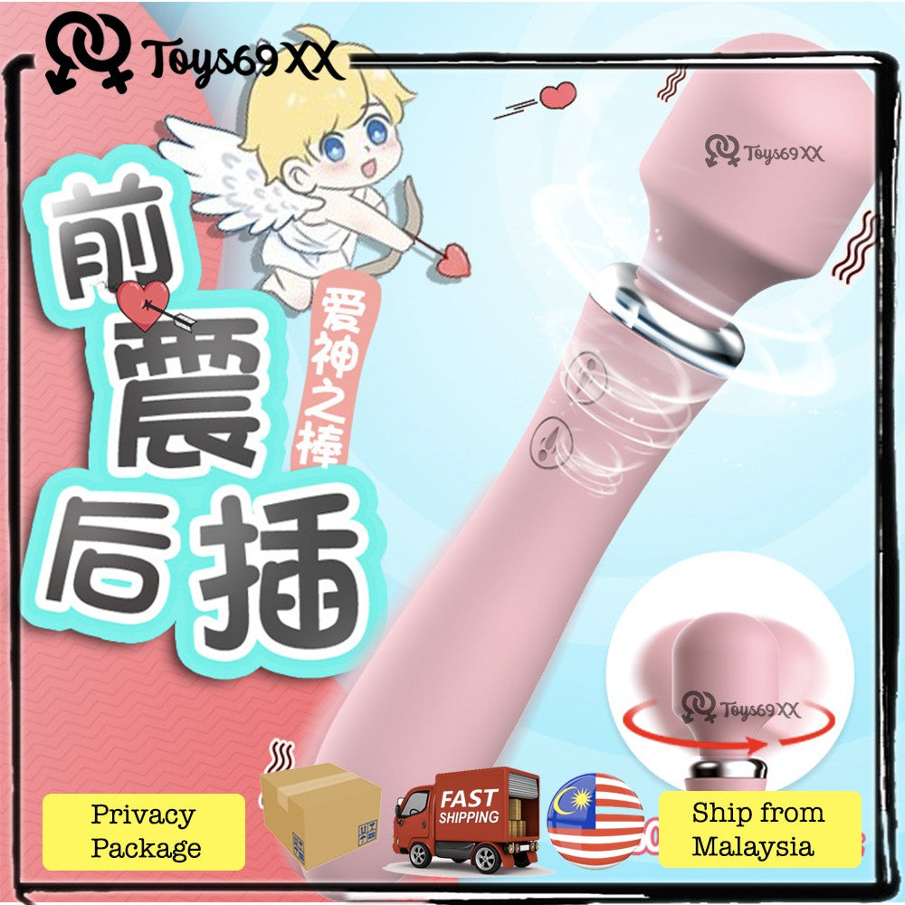 Super Powerful LILO G-spot Clitoris Stimulator Dildo Vibrator 10 frequency double head vibration 360 rotation head 40mm
