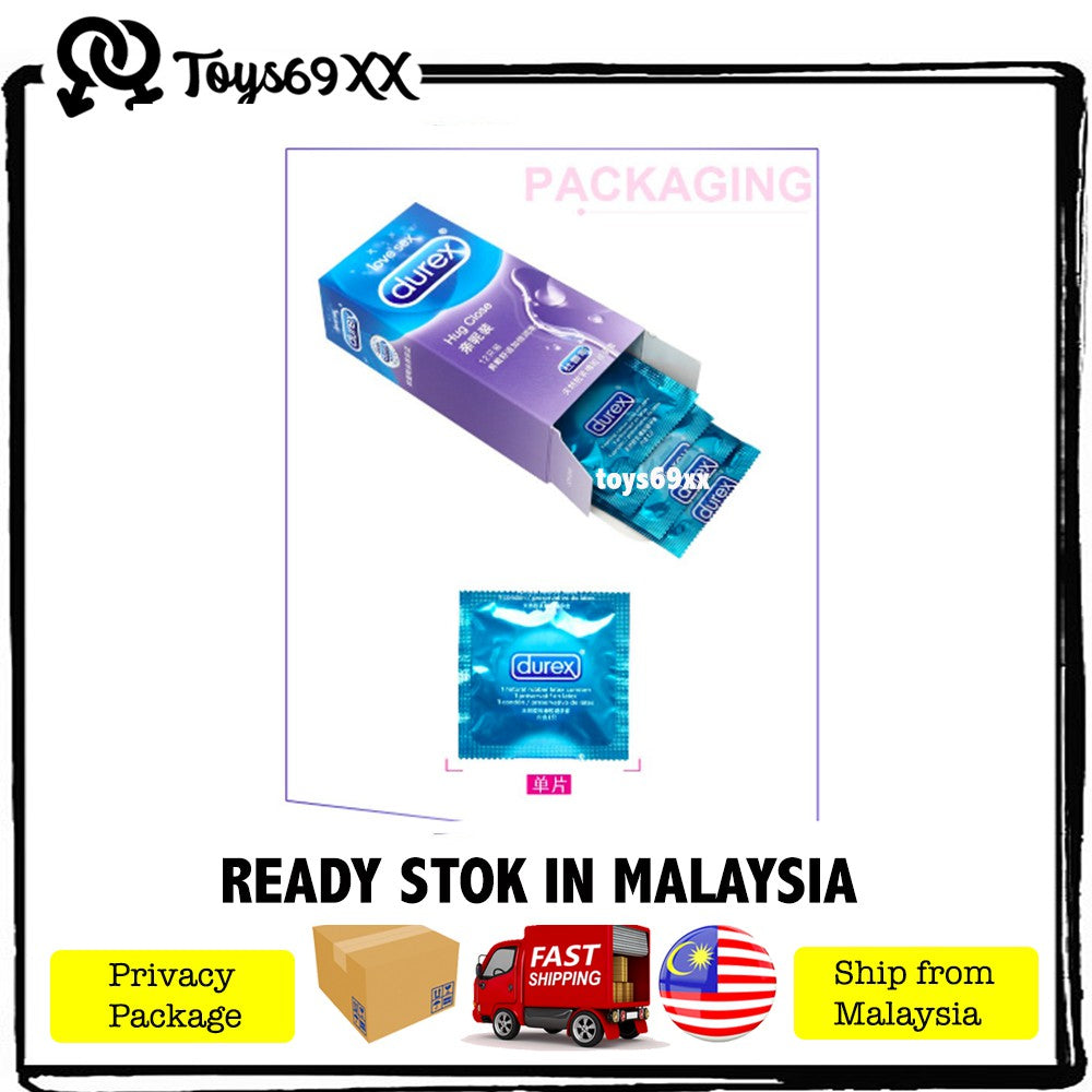 Durex Kondom Condom HUG CLOSE 12pcs READY STOK IN MALAYSIA