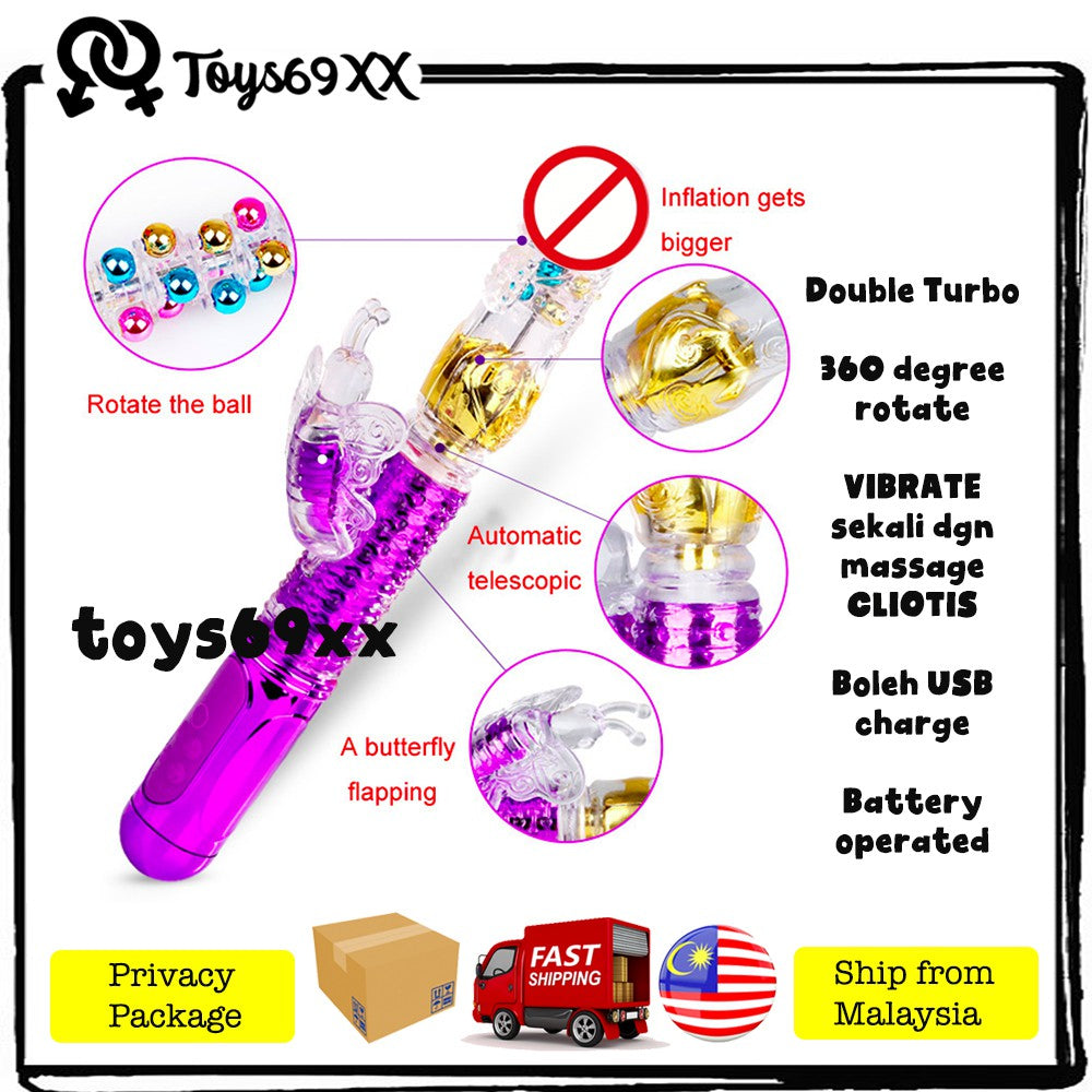 Girl Dildo Vibrator 360 Rotate Clitoris Stimulator Vaginal Masturbators Sex Toy