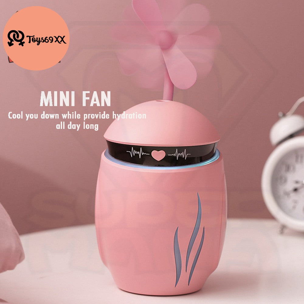 Robot Ultrasonic Mini Air Humidifier 350ML Aroma Essential Oil Diffuser for Home Car Office USB Fogger Mist Maker
