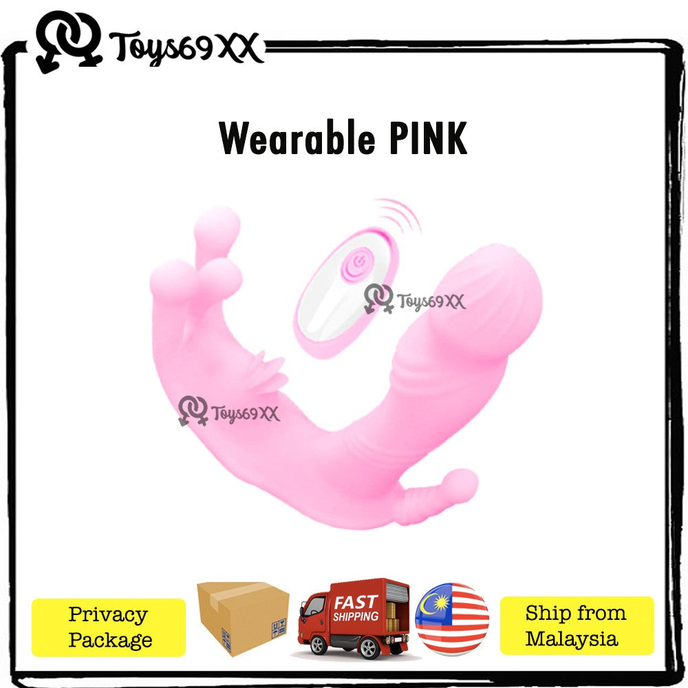 3 in 1 Wearable Dildo G spot Vibrator Wireless Remote Control Panties Sex Toys for Women Lick Clitoris Auto Warming