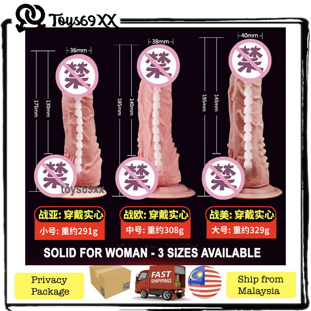 READY STOCK 🇲🇾Strap On Realistic Dildo Harness Penis enlarge Strapon for Male/Women and Lesbian Tomboy adult sex toys