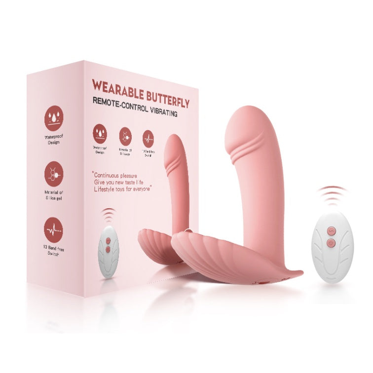 Invisible Wearable Dildo G spot Vibrator Wireless Remote Control Panties Sex Toys for Women Lick Clitoris Auto Warming