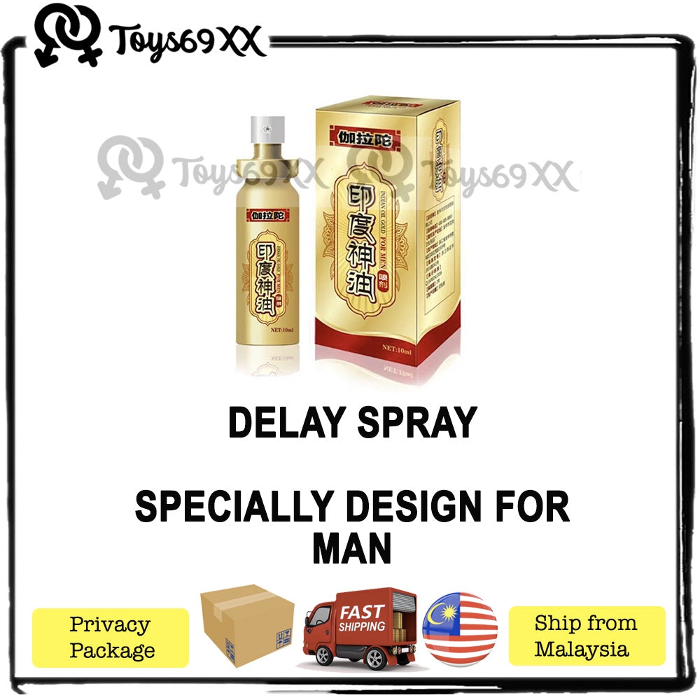 🔥TAHAN LAMA🔥India God Oil 10ml Spray Men Delay Long Lasting oil Adult Sex 印度神油持久 延时喷雾剂