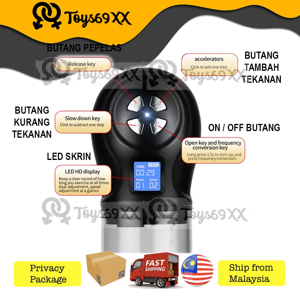 PUMP MATE Electric Penis Pump Pam Pembesar Zakar