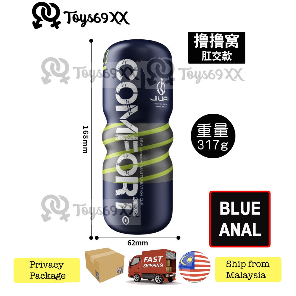 Comfort Male Fleshlight Masturbator Sex Toys for Men Real Texture Vagina Mouth Fake Pussy Aeroplane Cup Alat Lancap Laki