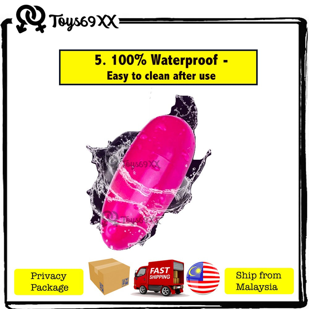 ALAT BANTU SEX WANITA 12 Frequency Vibrator Speed Vibrating Jump Egg Sex Toy Sek Toy For Wanita (100% Syok)
