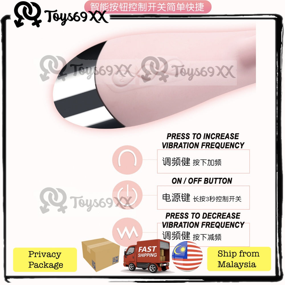 【Mesti Syok】Dildo Women G Spot Clitoris Stimulator Vibrator/Sex Toy For Women/Adult Toys/Vibrator For women/Female Toys