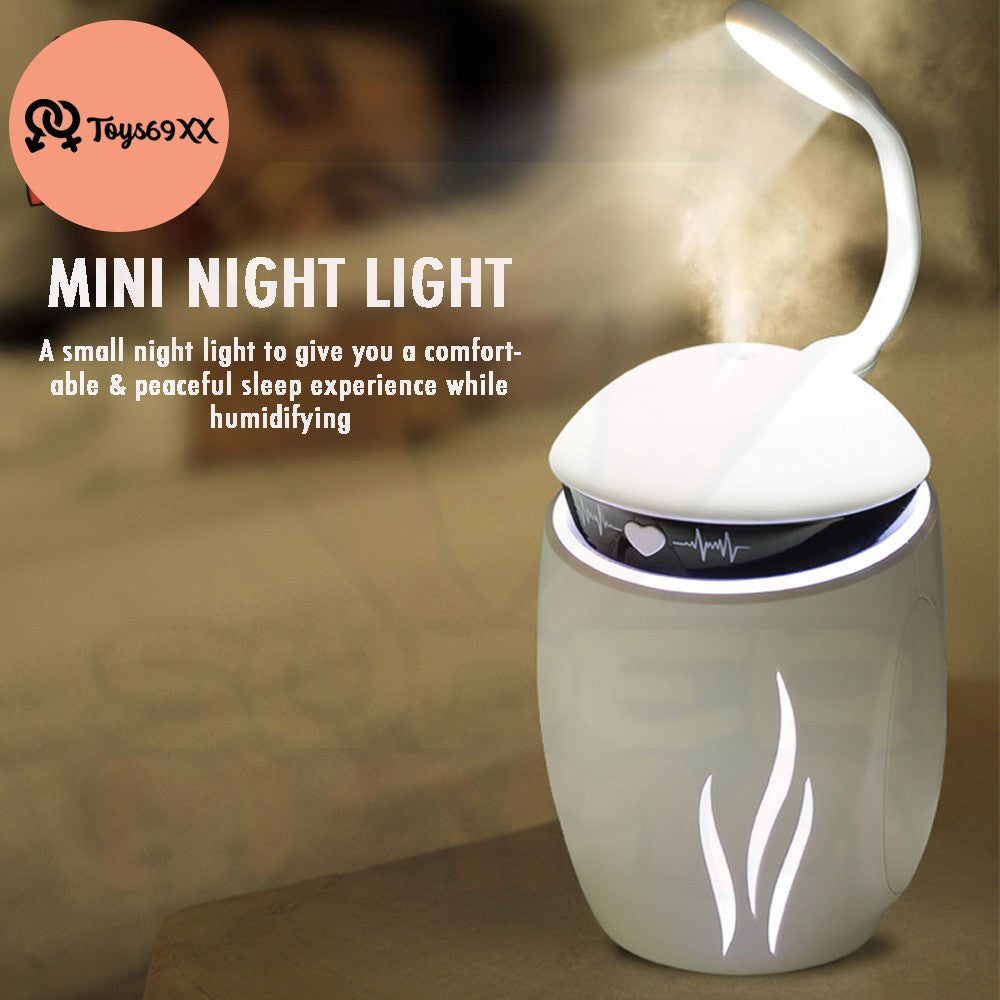Robot Ultrasonic Mini Air Humidifier 350ML Aroma Essential Oil Diffuser for Home Car Office USB Fogger Mist Maker