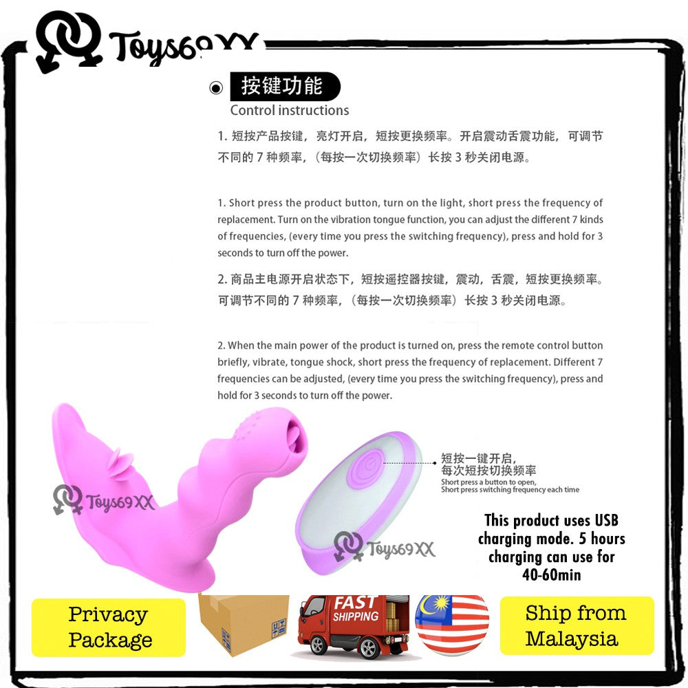 3 in 1 Wearable Dildo G spot Vibrator Wireless Remote Control Panties Sex Toys for Women Lick Clitoris Auto Warming