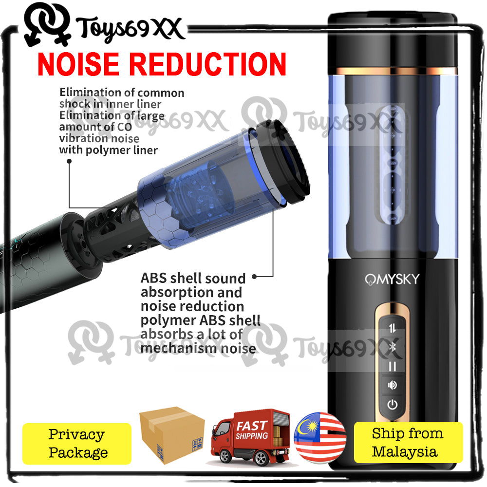 OMYSKY WAR WOLF SWORDSMAN FULLY THURSTING ROTATING AUTOMATIC HANDS FREE BLUETOOTH FOR HIM
