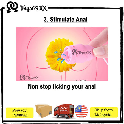 [LICK & SUCK] USB CHARGED Remote Control Vibrator Lick And Suck Clitoris Vagina Female Masturbation