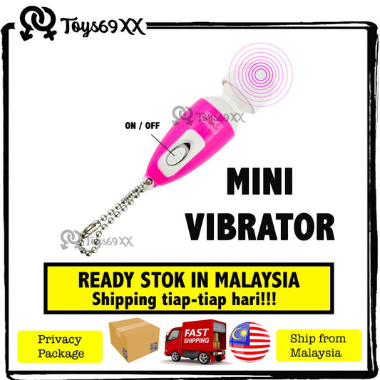 [MINI ALAT VIBRATOR] Very Small Portable Keychain Magic Wand Vibrator Sex Toy , Sek Toy , Alat Sek