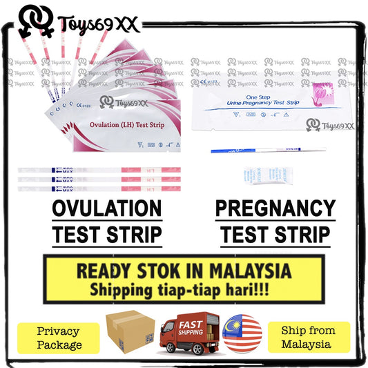 [100% PUAS HATI] Pregnancy Test Strip Ovulation Test Strip Pregnant Hamil Ovulasi Strip with Urine Cup