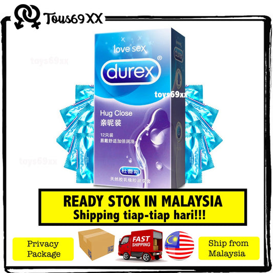 Durex Kondom Condom HUG CLOSE 12pcs READY STOK IN MALAYSIA