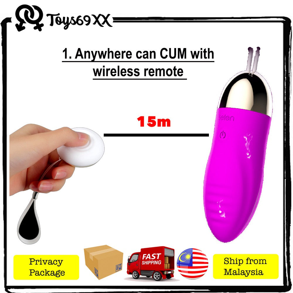 [300% SYOK Egg] Toys69xx LETEN Wireless Vibrator Jump Egg Vibrator for Women Powerful Female Vibrator Strong Stimulator