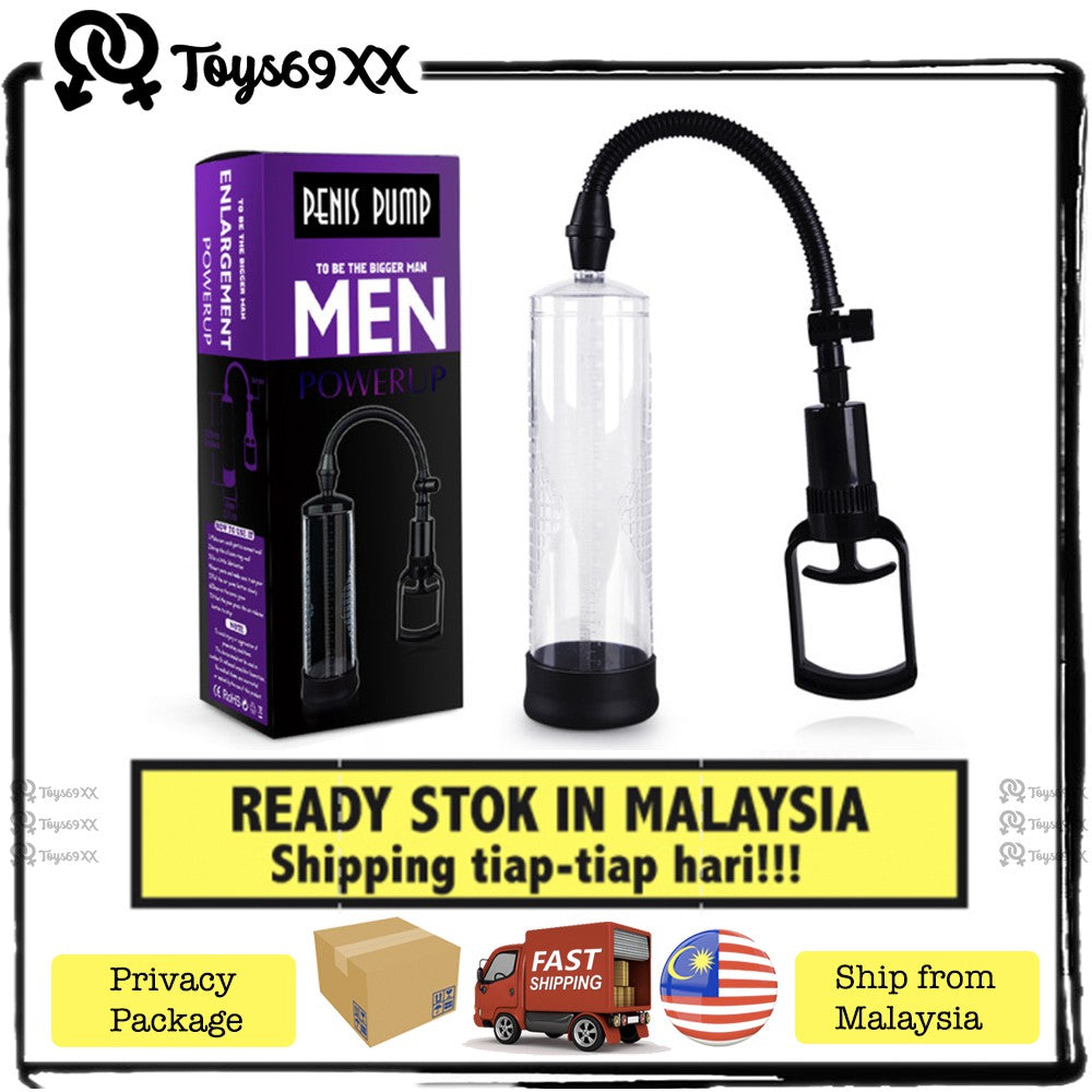 [FREE SHIPPING MALAYSIA READY STOCK] Vacuum Penis Pump Enlargement for Men Penis Pump Male Penis Enlarge Extender