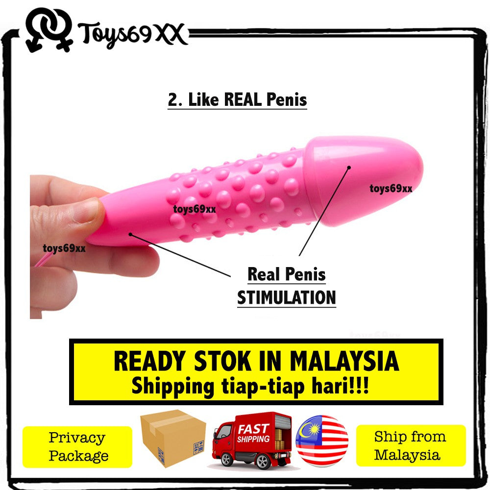 [ALAT BANTU SEX WANITA] Vibrator Dildo + Jump Egg Clitoral G-Spot Stimulators Sex Toy Adult Toy DOUBLE EGG DOUBLE SYOK