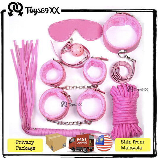 7 in 1 Set Sex Toys Synthetic Leather Bedroom Products for Adults Sex SM BDSM