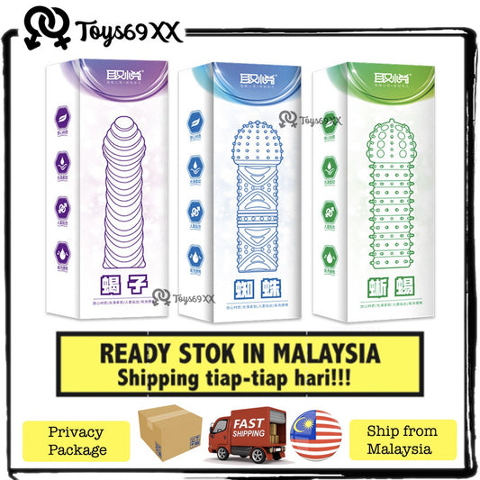 [SUPER TAHAN LAMA] Tahan Lama Penis enlargement Condoms crystal dragon delay condom ,sex toys men ,Sek ,Seks Toy