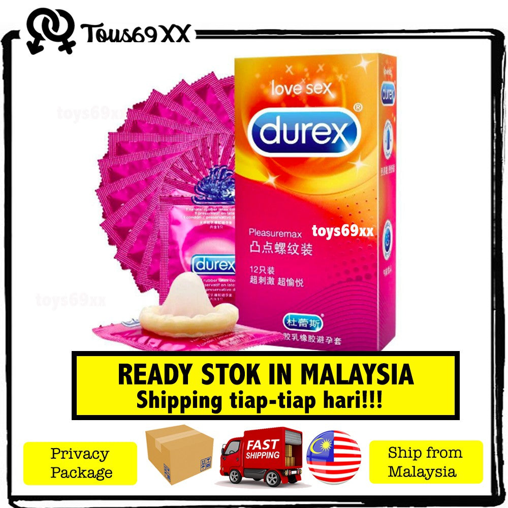 Durex Kondom Condom PLEASUREMAX 12pcs READY STOK IN MALAYSIA