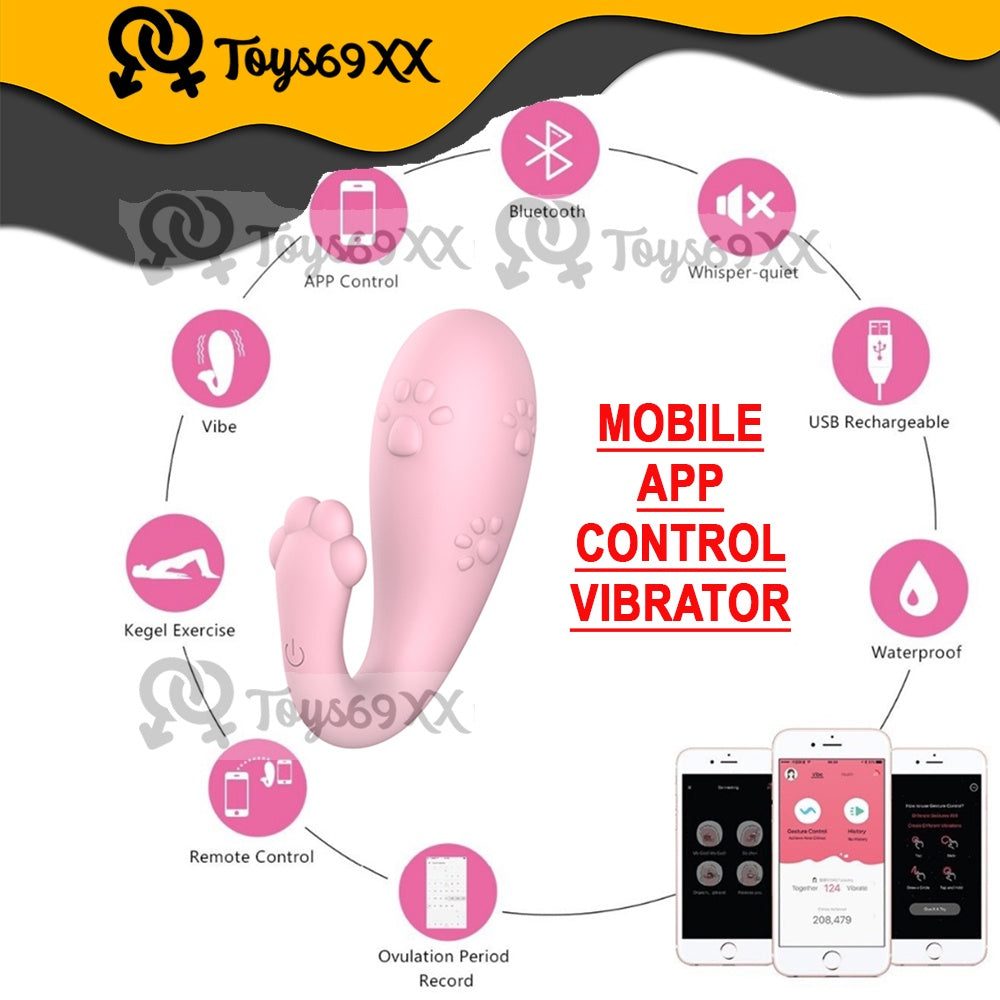 [100% MAX SYOK] Monster Pub Phone APP Controlled Bluetooth G-spot Vibrator Rechargeable Waterproof Adult Sex Toy