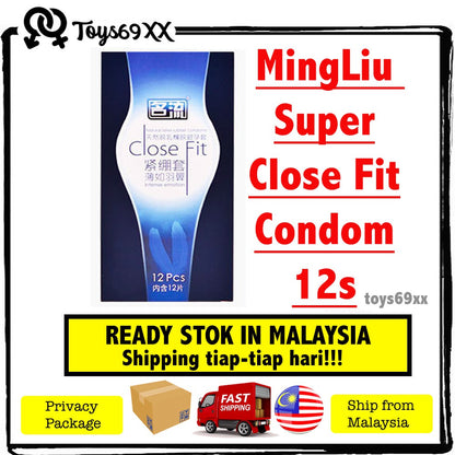 MingLiu Super Thin Latex Condom Condom Thin/Comfort/Pleasuremax/Tingle/Together/Select (100% Selamat)