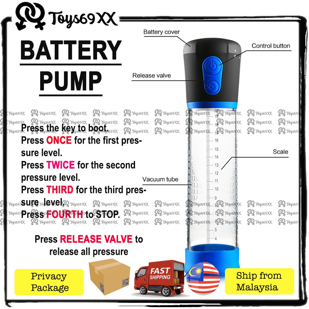 BATTERY PENIS PUMP USB RECHARGE LCD Rechargeable Penis Enlargement Automatic Vacuum Penis Pump Pam Pembesar Zakar