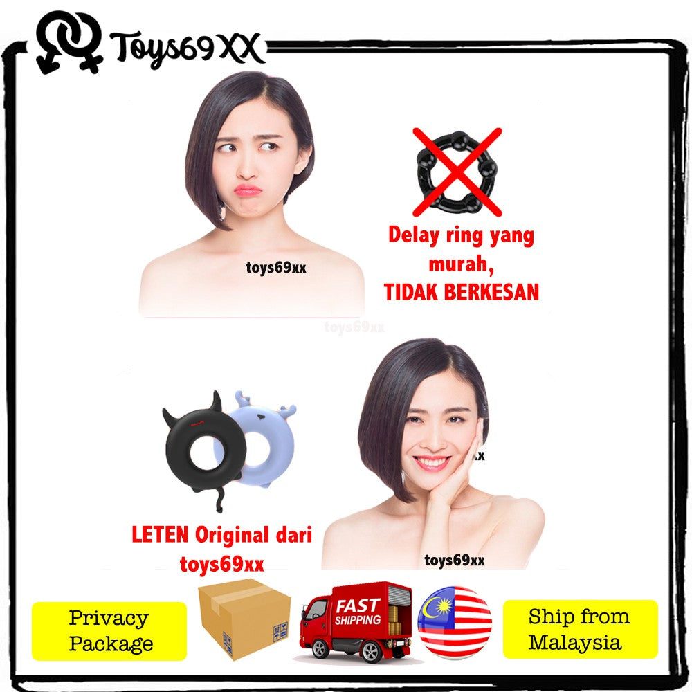 [10x Lebih Tahan Lama] LETEN Ring Delay Ring Cincin Tahan Lama