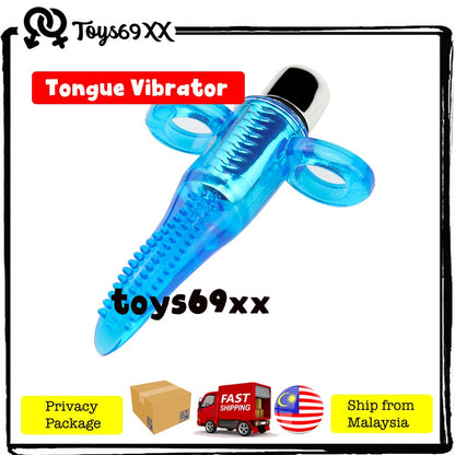 Lip Mouth Tongue Vibrator Thumb Finger Ring Vibrating G Spot Clitoral Stimulation Tongue Vibrator Female Sex Toy