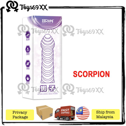 [SUPER TAHAN LAMA] Tahan Lama Penis enlargement Condoms crystal dragon delay condom ,sex toys men ,Sek ,Seks Toy