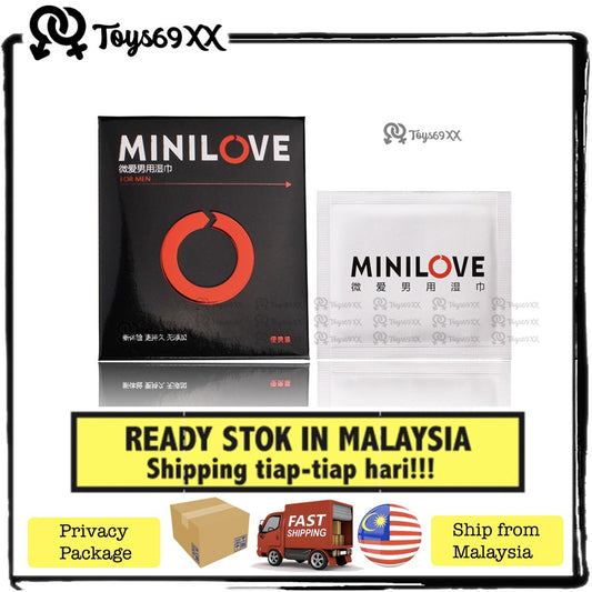 [DELAY] Minilove Delay Wipes Male Sex Delay Wipes Long Quick Extended Penis Sex Time Prevents Premature Ejaculation