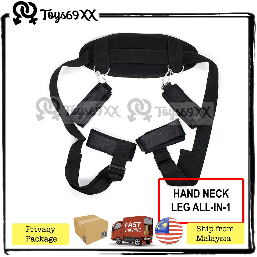 BDSM Sex Under Bed Restraint Strap Rope Safety Rope And Funny For Couples Sex Toys SM ropePU Leather Sponge