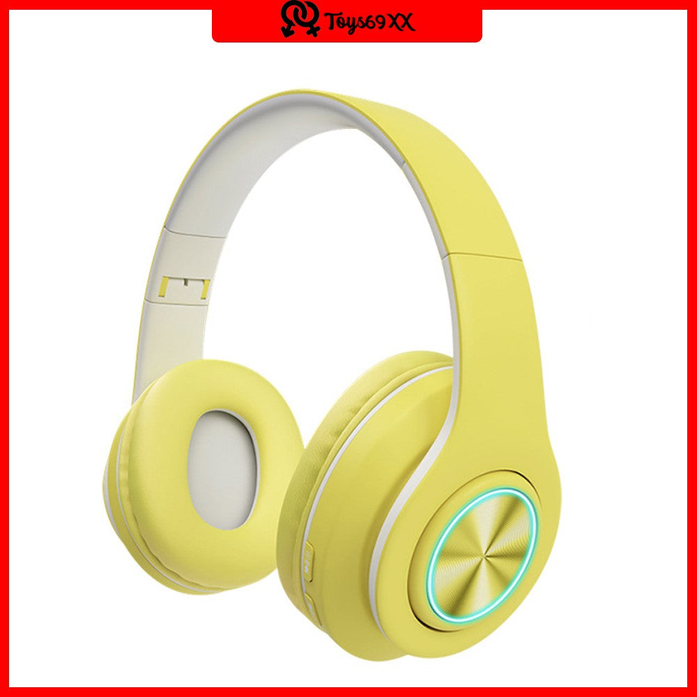 🔥【Ready Stock】🔥 B39 Wireless Headset Bluetooth 5.0 Colorful LED Bass Stereo Wireless Headphones Over Ear Headphones