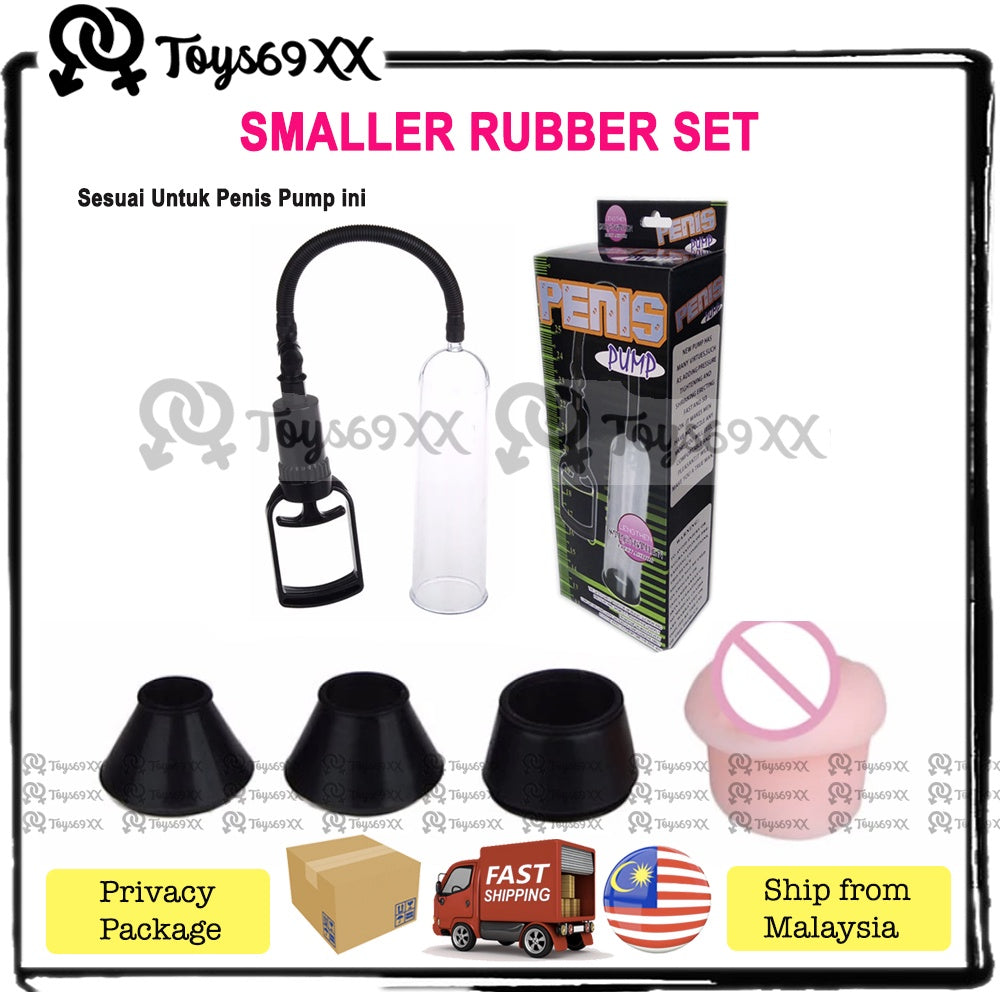 [3 pc/set] Silicone Rubber Ring Sleeve for Men Penis Pump Enlargement Penis Pump Alat Lancap Pembesar Lancap