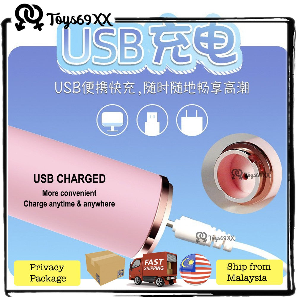 LILO USB Rechargeable Vibrator Massager Clitoris Stimulator Double Clip Vibrating Lick Nipple Clip For Female Adult Toy