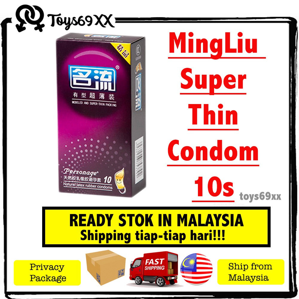 MingLiu Super Thin Latex Condom Condom Thin/Comfort/Pleasuremax/Tingle/Together/Select (100% Selamat)