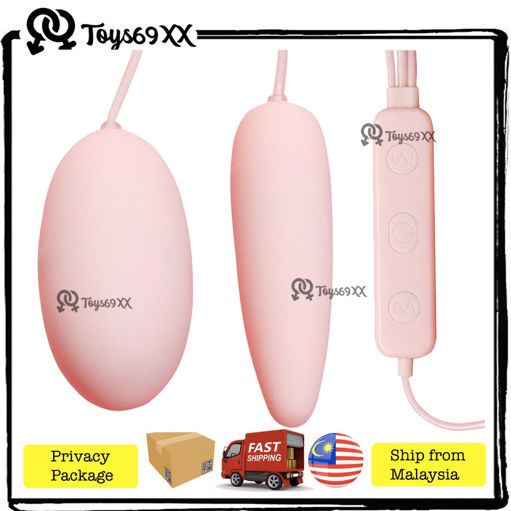 [DOUBL SYOK FOR WOMEN] Dobule Egg Vibrator Jump Egg Clitoral G-Spot Stimulators Sex Toy Adult Toy DOUBLE EGG DOUBLE SYOK