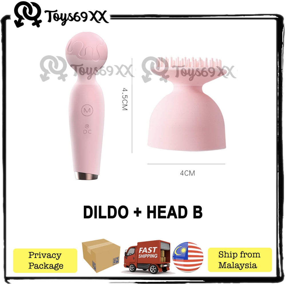 Powerful LILO G-spot Clitoris Stimulator Dildo Vibrator 10 frequency double head vibration 360 ° rotation head 45mm HEAD