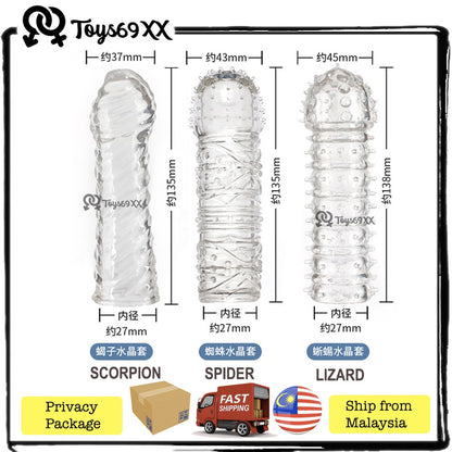 [SUPER TAHAN LAMA] Tahan Lama Penis enlargement Condoms crystal dragon delay condom ,sex toys men ,Sek ,Seks Toy