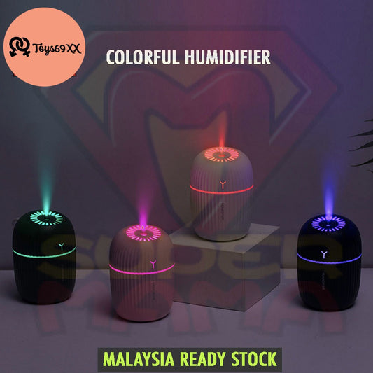 Q8 Ultrasonic Turning Color Cup Humidifier USB Diffuser for Aroma in Home Office Car with Rainbow Light LED