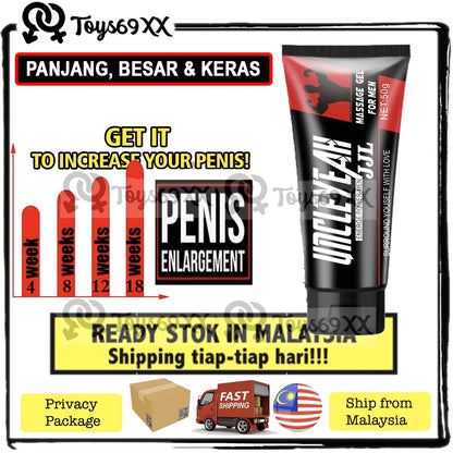 [JJL READY STOCK IN MALAYSIA] Men Health Care Penis Enlargement Cream Penis Growth Extension Cream Krim Pembesar Zakar