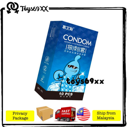 Time delay condom 安全套 Kondom Tahan Lama [Sex Toys] 10pcs