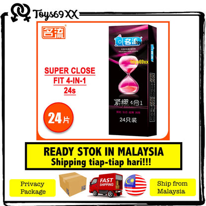 MingLiu Super Thin Latex Condom Condom Thin/Comfort/Pleasuremax/Tingle/Together/Select (100% Selamat)