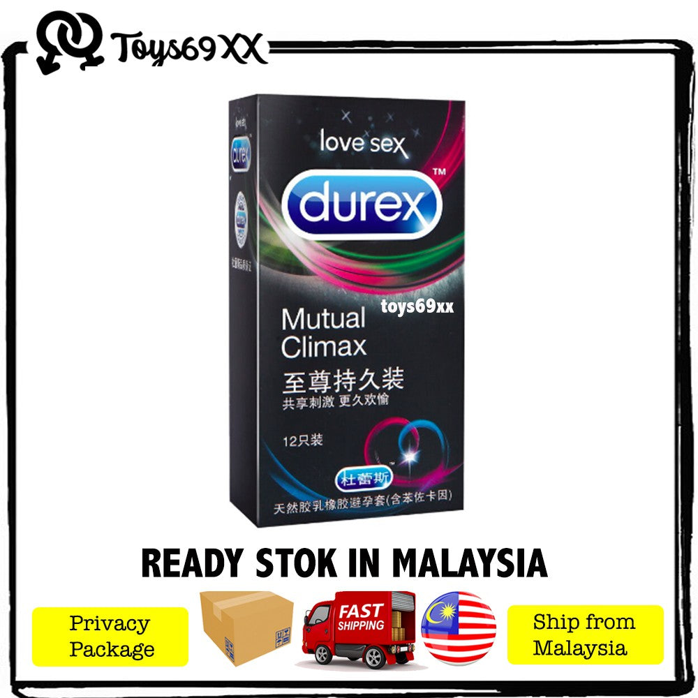 Durex Kondom Condom MUTUAL CLIMAX 12pcs READY STOK IN MALAYSIA